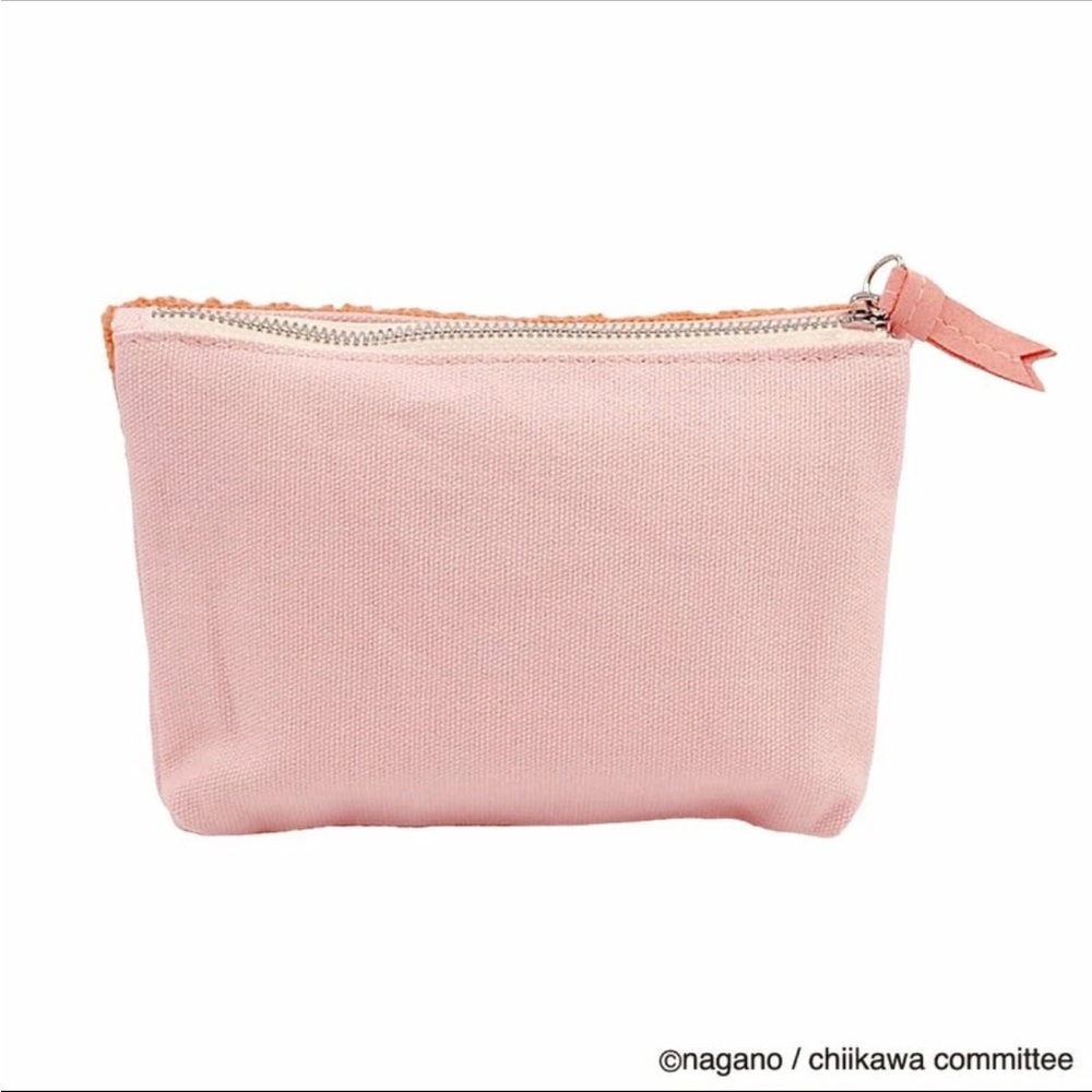 chiikawa Chikawa Sagara 3 Pocket Pouch Pink - Picture 4 of 12